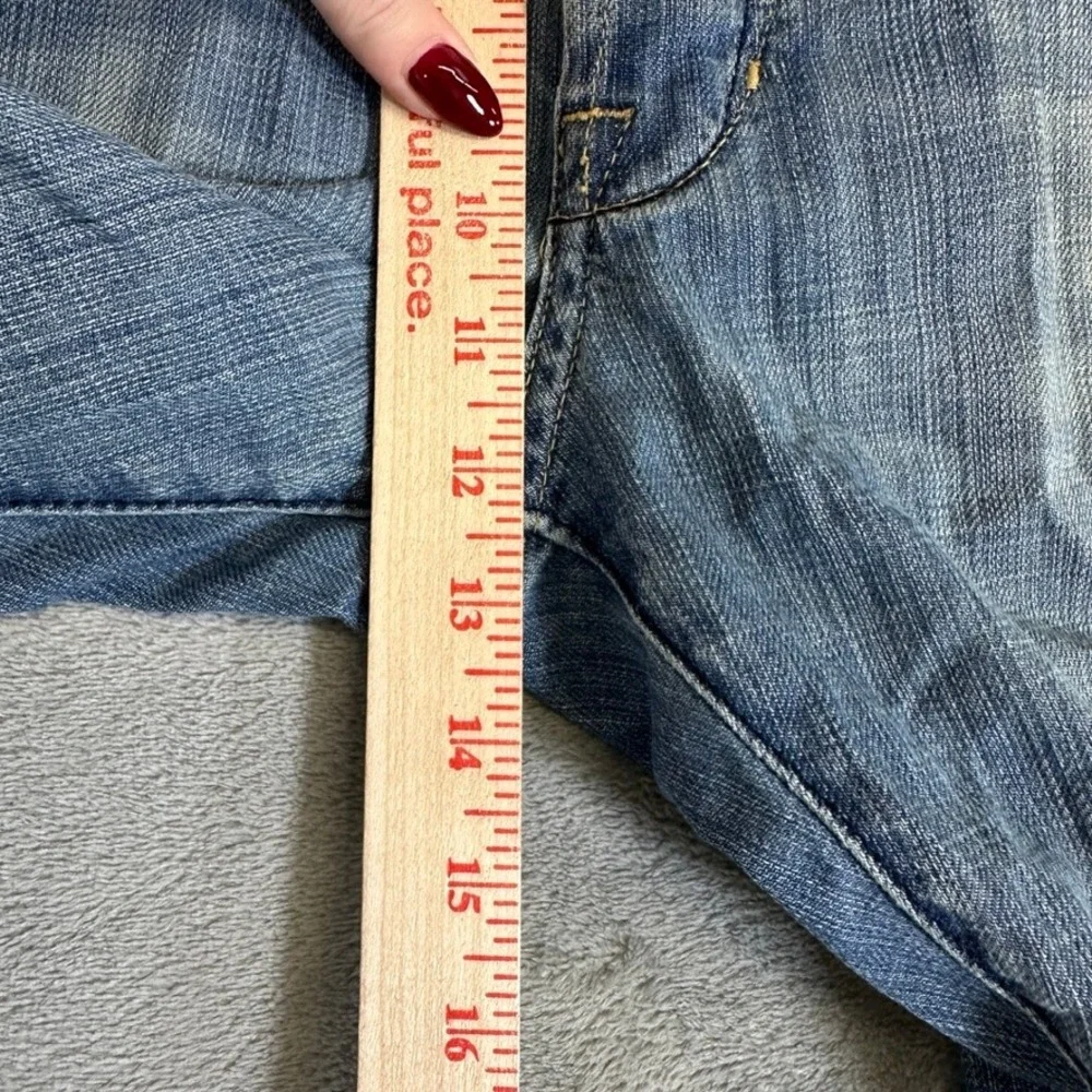 H&M Original Mens Straight Leg Jeans Medium Wash Blue Denim W31 L30